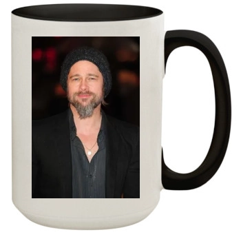 Brad Pitt 15oz Colored Inner & Handle Mug