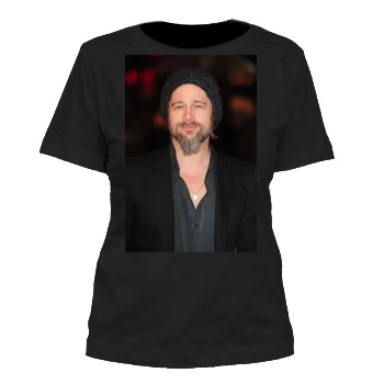 Brad Pitt Women's Cut T-Shirt