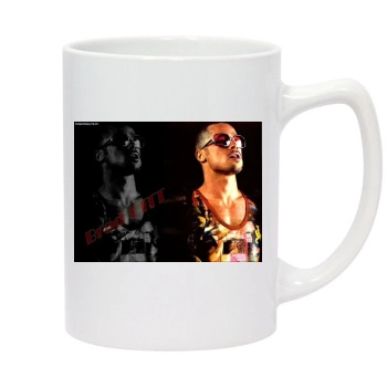 Brad Pitt 14oz White Statesman Mug