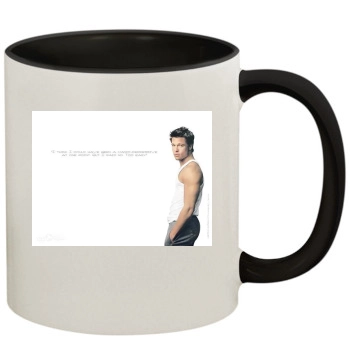 Brad Pitt 11oz Colored Inner & Handle Mug