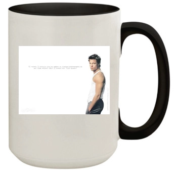 Brad Pitt 15oz Colored Inner & Handle Mug