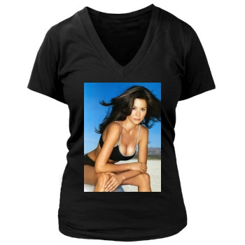 Brooke Burke Women's Deep V-Neck TShirt