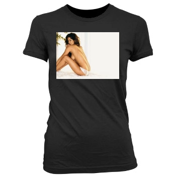 Brooke Burke Women's Junior Cut Crewneck T-Shirt