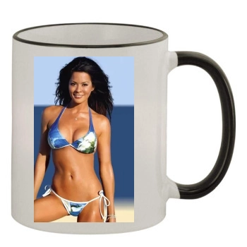 Brooke Burke 11oz Colored Rim & Handle Mug