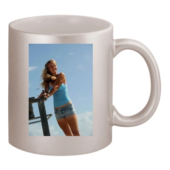 Caroline Wozniacki 11oz Metallic Silver Mug