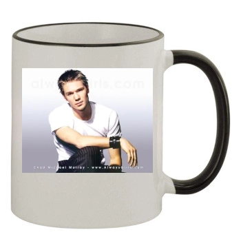 Chad Michael Murray 11oz Colored Rim & Handle Mug