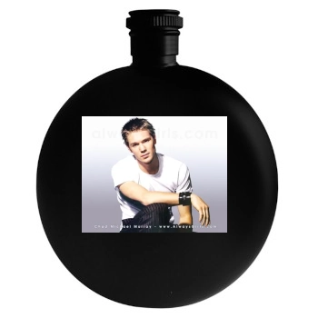 Chad Michael Murray Round Flask