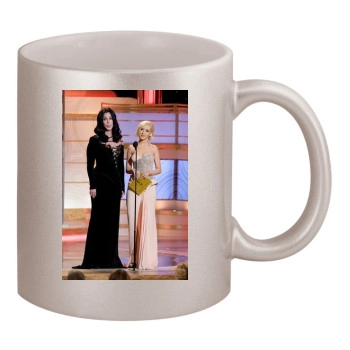 Cher 11oz Metallic Silver Mug