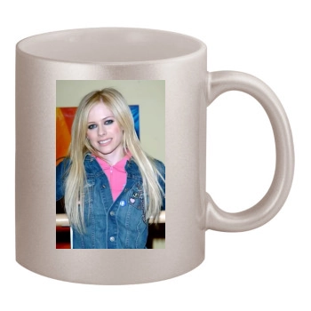 Avril Lavigne 11oz Metallic Silver Mug