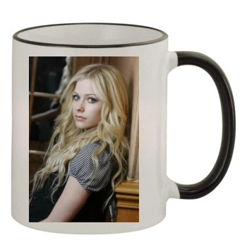 Avril Lavigne 11oz Colored Rim & Handle Mug