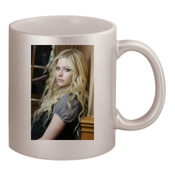 Avril Lavigne 11oz Metallic Silver Mug