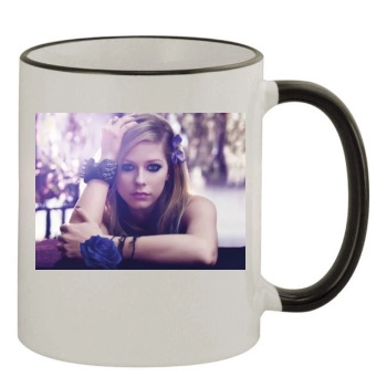 Avril Lavigne 11oz Colored Rim & Handle Mug