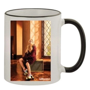 Avril Lavigne 11oz Colored Rim & Handle Mug