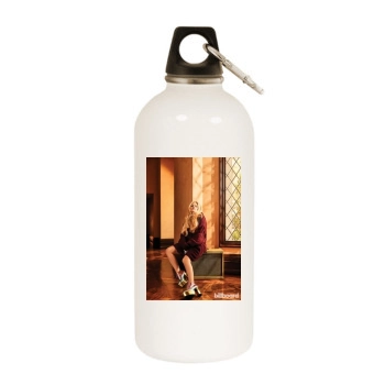 Avril Lavigne White Water Bottle With Carabiner