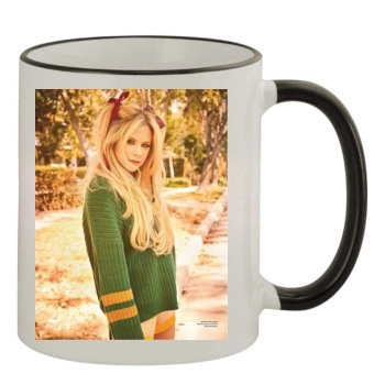 Avril Lavigne 11oz Colored Rim & Handle Mug