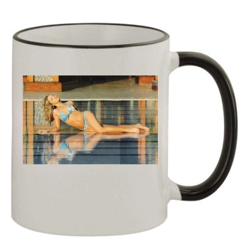 Claire Danes 11oz Colored Rim & Handle Mug