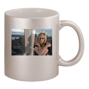 Avril Lavigne 11oz Metallic Silver Mug