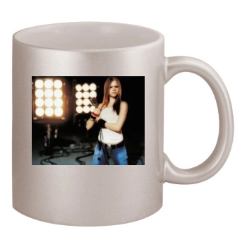 Avril Lavigne 11oz Metallic Silver Mug