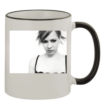 Avril Lavigne 11oz Colored Rim & Handle Mug