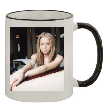 Avril Lavigne 11oz Colored Rim & Handle Mug