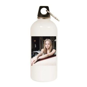 Avril Lavigne White Water Bottle With Carabiner