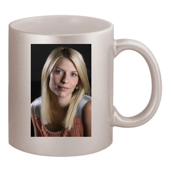 Claire Danes 11oz Metallic Silver Mug