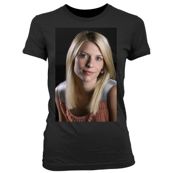 Claire Danes Women's Junior Cut Crewneck T-Shirt