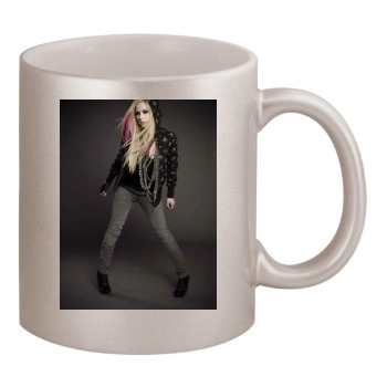 Avril Lavigne 11oz Metallic Silver Mug