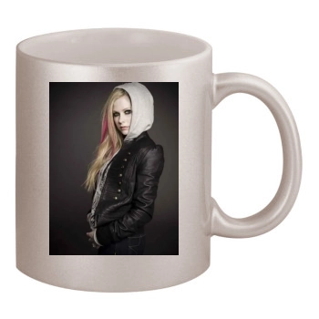 Avril Lavigne 11oz Metallic Silver Mug