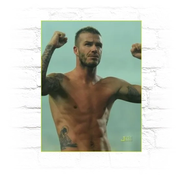 David Beckham Metal Wall Art