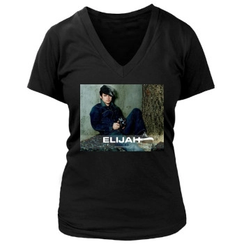 Elijah Wood Women's Deep V-Neck TShirt