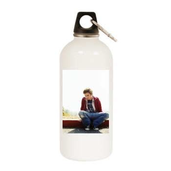 Elijah Wood White Water Bottle With Carabiner