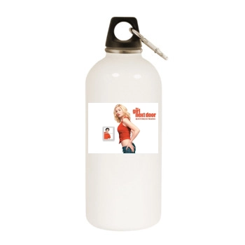 Elisha Cuthbert White Water Bottle With Carabiner