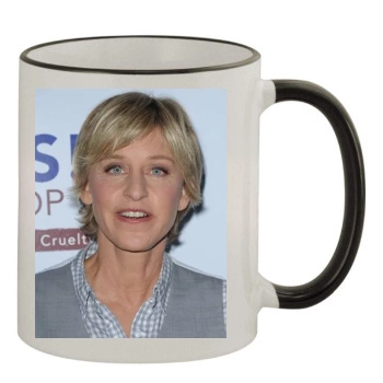 Ellen DeGeneres 11oz Colored Rim & Handle Mug