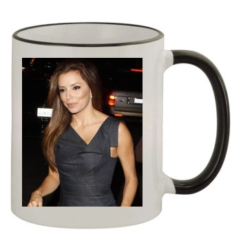 Eva Longoria 11oz Colored Rim & Handle Mug