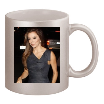 Eva Longoria 11oz Metallic Silver Mug