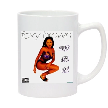 Foxy Brown 14oz White Statesman Mug