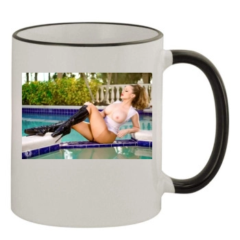 Carrie LaChance 11oz Colored Rim & Handle Mug