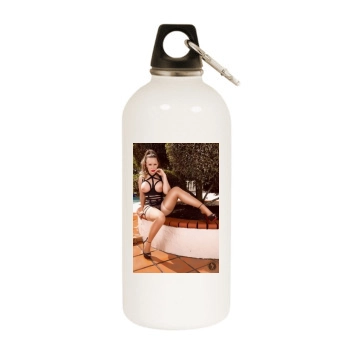 Carrie LaChance White Water Bottle With Carabiner