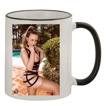 Carrie LaChance 11oz Colored Rim & Handle Mug