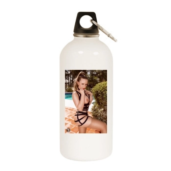 Carrie LaChance White Water Bottle With Carabiner