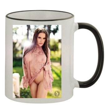 Carrie LaChance 11oz Colored Rim & Handle Mug