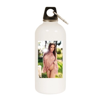 Carrie LaChance White Water Bottle With Carabiner