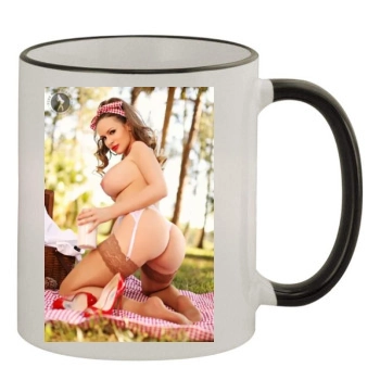 Carrie LaChance 11oz Colored Rim & Handle Mug