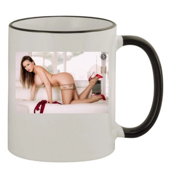 Carrie LaChance 11oz Colored Rim & Handle Mug