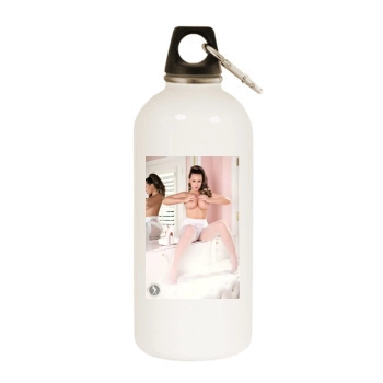 Carrie LaChance White Water Bottle With Carabiner