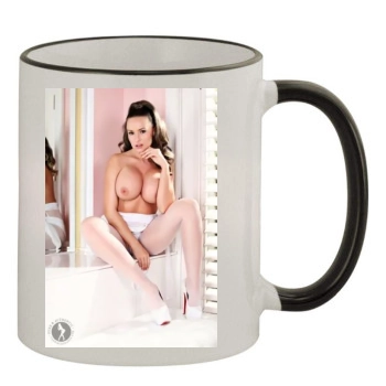 Carrie LaChance 11oz Colored Rim & Handle Mug