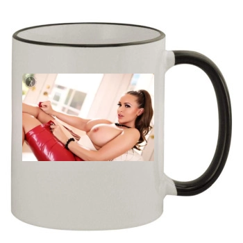 Carrie LaChance 11oz Colored Rim & Handle Mug