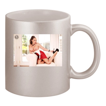 Carrie LaChance 11oz Metallic Silver Mug