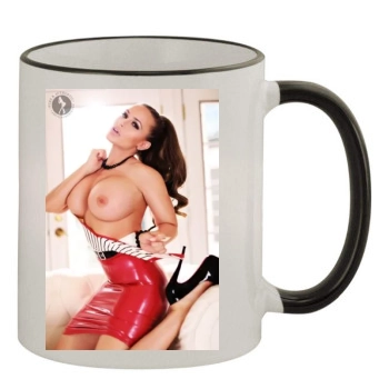 Carrie LaChance 11oz Colored Rim & Handle Mug